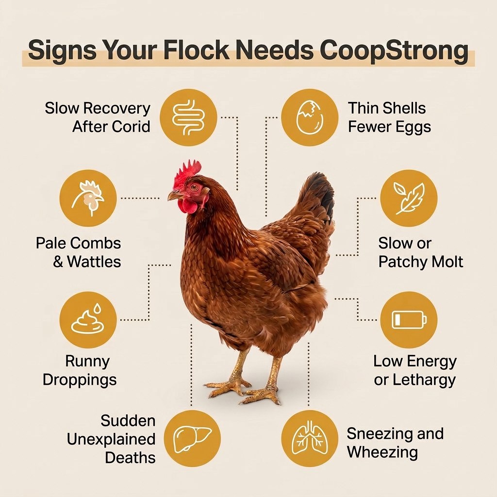 CoopStrong | All-in-One Flock Supplement for Backyard Chickens