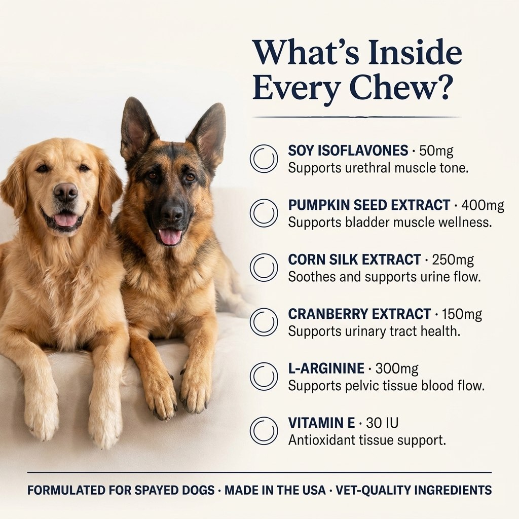 Bladder Support for Spayed Female Dogs