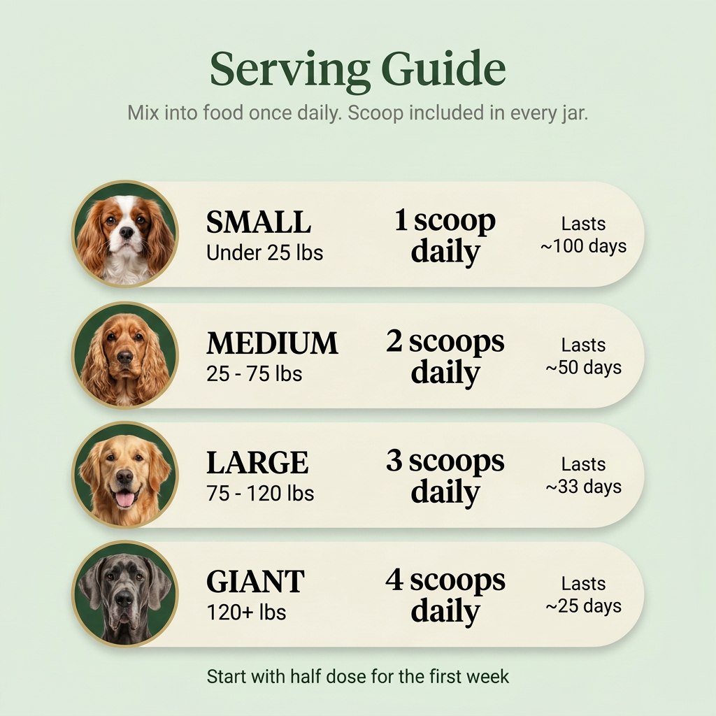 Taurine for Dogs | Heart, Vision & Immune Support Powder